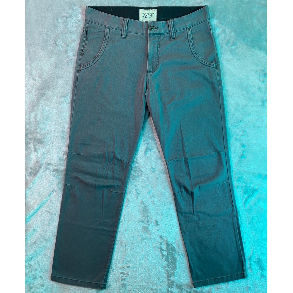 Esprit‎ Rock Relaxed Fit Pants Mens 32x32 Grey Cotton Twill Straight Leg Chino